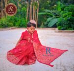 Baby Ready Lehenga Saree Japanese Silk  060 - Image 2
