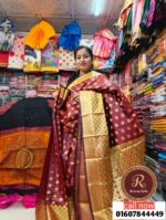 K11 বেবি ড়েডি কাতান শাড়ি - Image 2