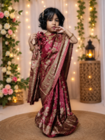 Baby Ready Lehenga Saree Japanese Silk meron 2000 - Image 2