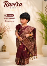 Baby Ready Lehenga Saree Japanese Silk meron 009