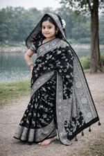 baby rady Katan Saree balek cod 1010 - Image 2