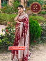 বেনারসি কাতান শাড়ি - Image 4