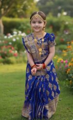 baby rady Katan Saree nil cod 1221