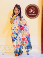 ডিজিটাল প্রিন্ট চান্দেরি সিল্ক রেডি শাড়ী