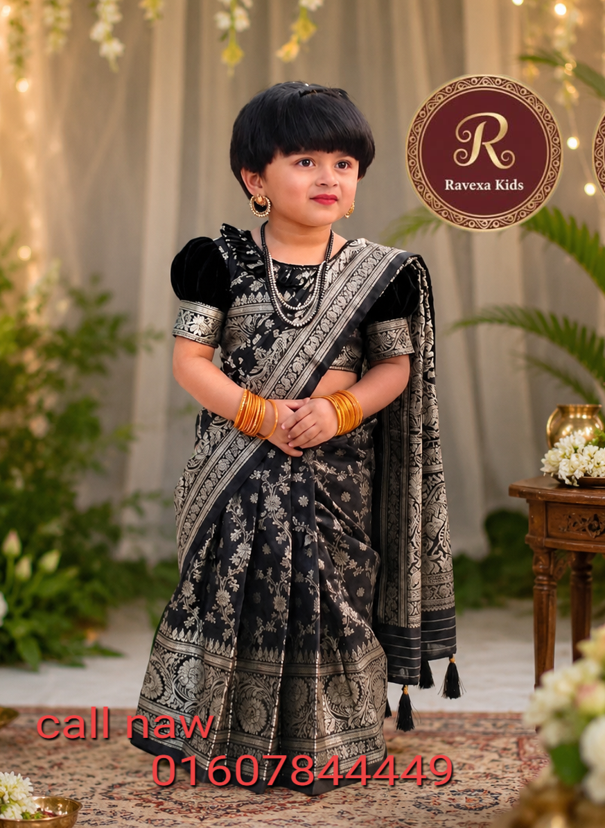 PixelLab.Studio-1784657783055 baby rady Katan Saree belk code109 - Image 1