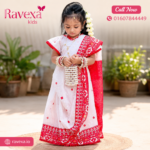 👗 Attractive ready-to-wear saree set for a little princess – Code S03